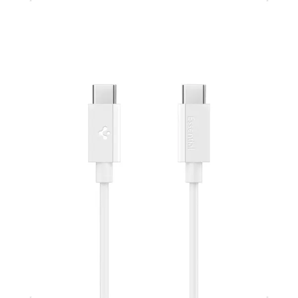 Spigen EB6020CC Essential - USB-C to USB-C Cable PD 60W 2m (White)