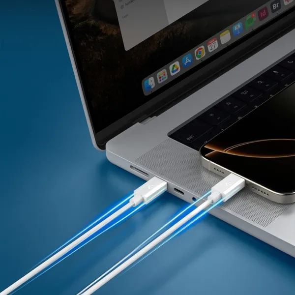 Spigen EB6020CC Essential - USB-C to USB-C Cable PD 60W 2m (White)