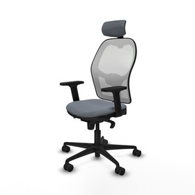 Office Chair with Headrest Piqueras y Crespo 2D036N2 Grey