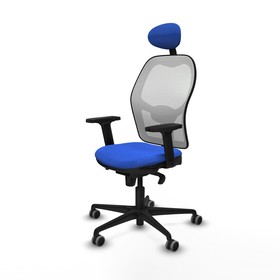Office Chair with Headrest Piqueras y Crespo 2D036G1 Blue