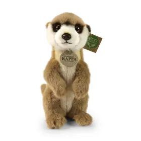 Rappa - Plush realistic meerkat mascot standing 23 cm Eco-Friendly Soft Collection