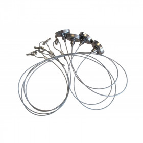 LED panel hanging rope set 4x80cm adjustable ropes