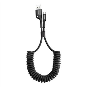 Baseus Spring-loaded USB-C cable 1m 2A (Black)
