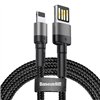 Baseus Cafule Double-sided USB Lightning Cable 1.5A 2m (Gray+Black)