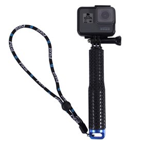 Selfie Stick Puluz for sports cameras (DJI, GoPro, Insta360)(black)