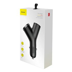 Baseus Y Type Car Charger 2xUSB 3,4A 40W (black)