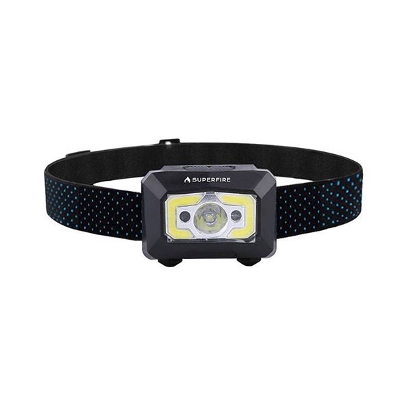 Superfire X30 headlamp, 340 lm, USB, 5 modes, 130 m