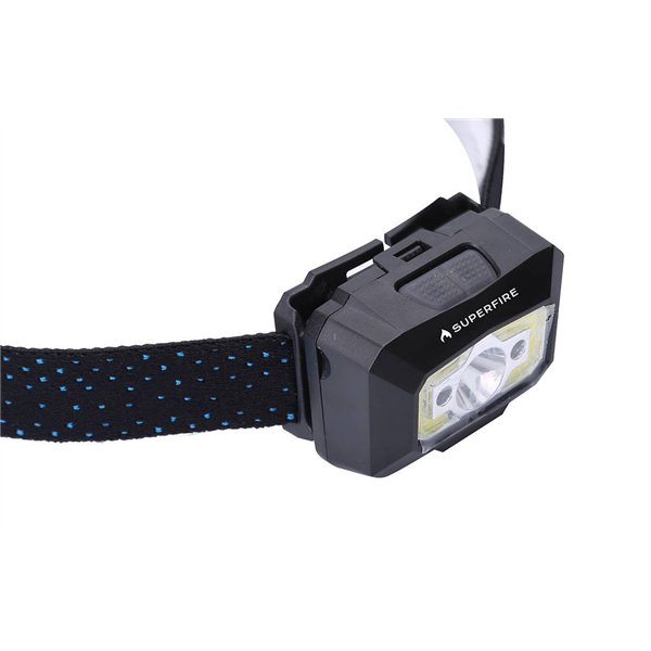 Superfire X30 headlamp, 340 lm, USB, 5 modes, 130 m