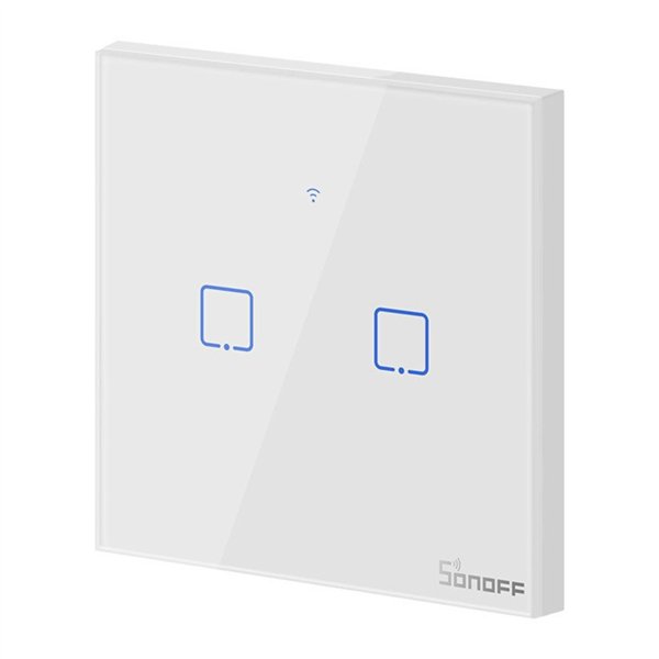 Smart Switch WiFi Sonoff T0 EU TX (2-channel)