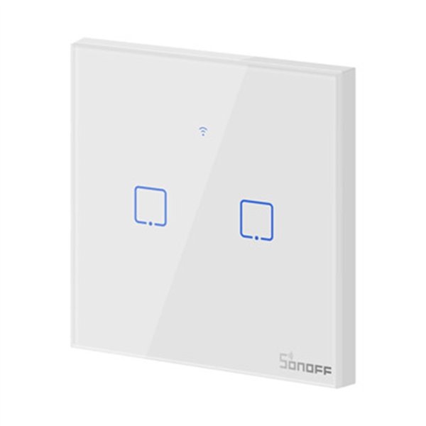 Smart Switch WiFi + RF 433 Sonoff T1 EU TX (2-channel)