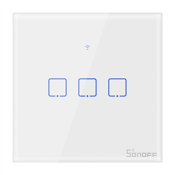 Smart Switch WiFi Sonoff T0 EU TX (3-channels)