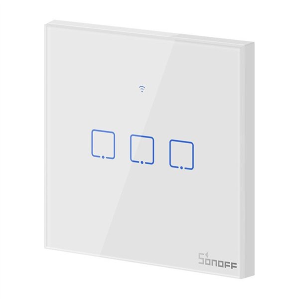 Smart Switch WiFi Sonoff T0 EU TX (3-channels)