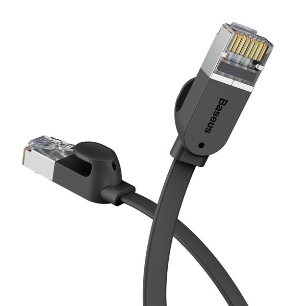 Baseus Cat 6 UTP Ethernet RJ45 Cable Flat 1m black