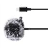Jack Puluz tie microphone with clip PU425 1.5m USB-C