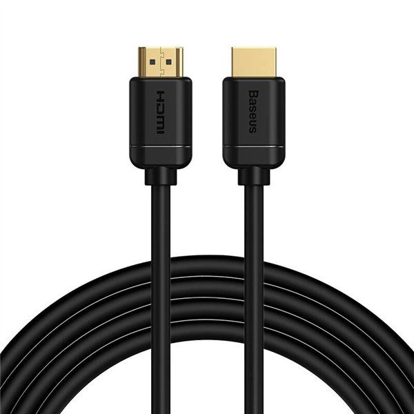 Baseus 2x HDMI 2.0 4K 60Hz Cable, 3D, HDR, 18Gbps, 3m (black)