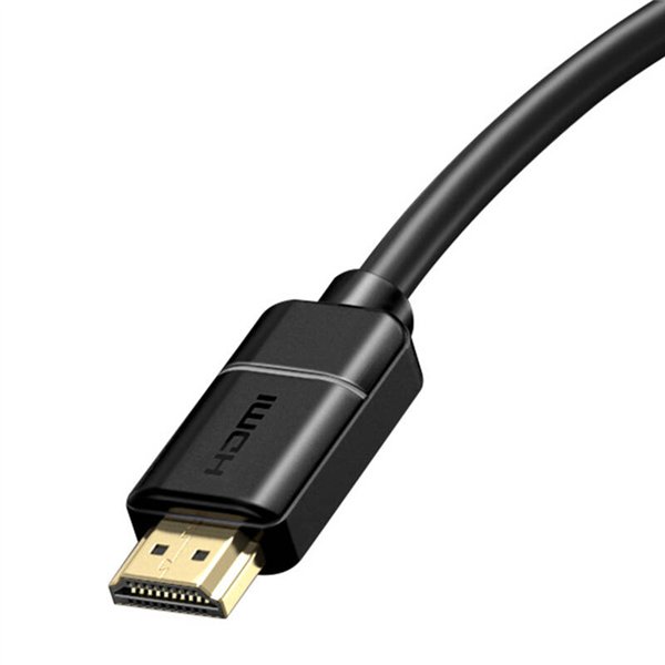 Baseus 2x HDMI 2.0 4K 60Hz Cable, 3D, HDR, 18Gbps, 3m (black)