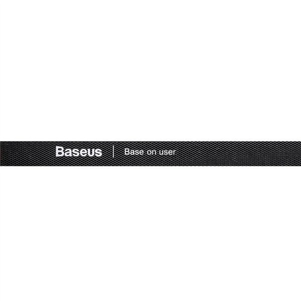 Baseus Colourful Circle Velcro Straps 1m Black