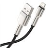 USB cable for Lightning Baseus Cafule, 2.4A, 2m (black)