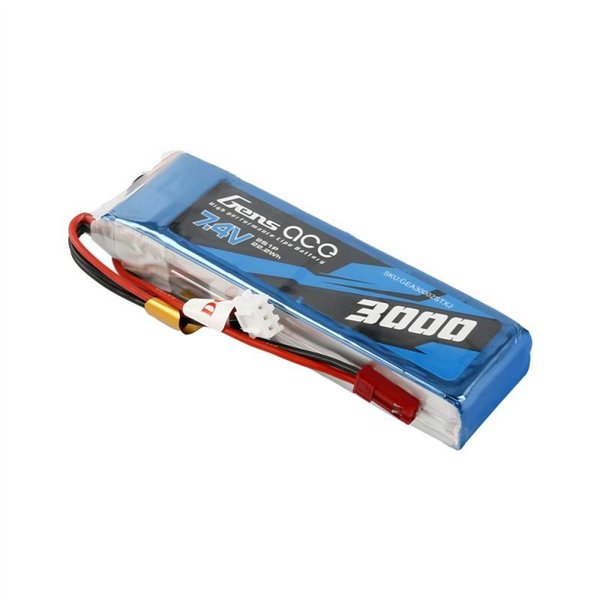 Battery Gens Ace 3000mAh 7.4V 1C 2S1P LiPo