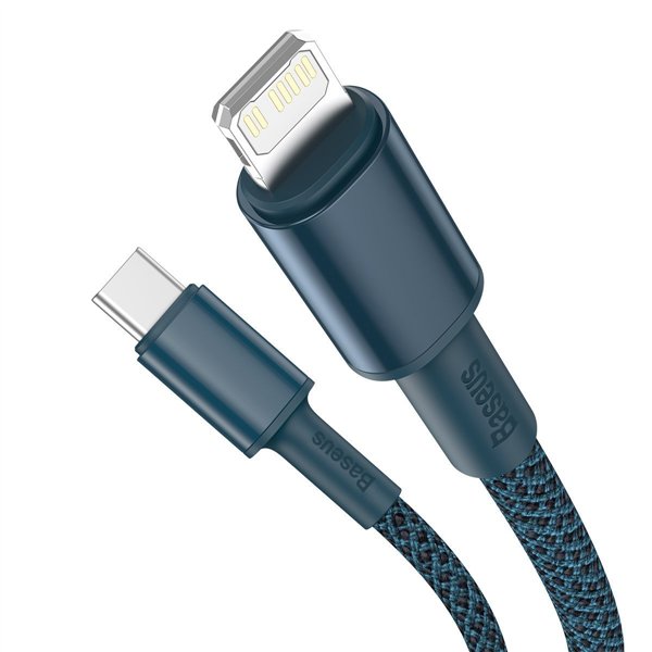 Baseus High Density Braided Cable Type-C to Lightning, PD, 20W, 2m (blue)