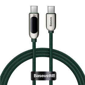 Baseus Display Cable USB-C to USB-C 100W 1m (green)