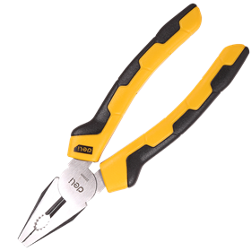 Combination pliers 8" Deli Tools EDL2008 (yellow)