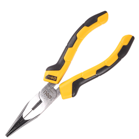 Long Nose Pliers 6" Deli Tools EDL2106 (yellow)