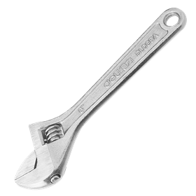 Adjustable Spanner 6" Deli Tools EDL006A (silver)