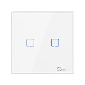 Smart Wireless Wall Switch Sonoff T2EU2C-RF 433MHz (2-channel)