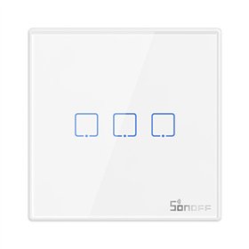 Smart Wireless Wall Switch Sonoff T2EU3C-RF 433MHz (3-channel)