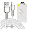 USB cable for USB-C Baseus Cafule, 66W, 2m (white)