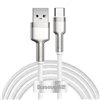 USB cable for USB-C Baseus Cafule, 66W, 2m (white)