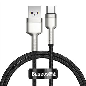 USB cable for USB-C Baseus Cafule, 66W, 1m (black)