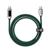 Cable USB-C to USB-C Baseus Display, 100W, 2m (green)