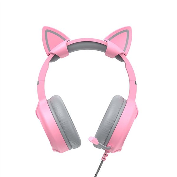 Gaming headphones Havit GAMENOTE H2233d RGB (pink)