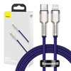USB-C cable for Lightning Baseus Cafule, PD, 20W, 1m (purple)
