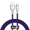 USB cable for Lightning Baseus Cafule, 2.4A, 1m (purple)