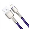 USB cable for Lightning Baseus Cafule, 2.4A, 1m (purple)