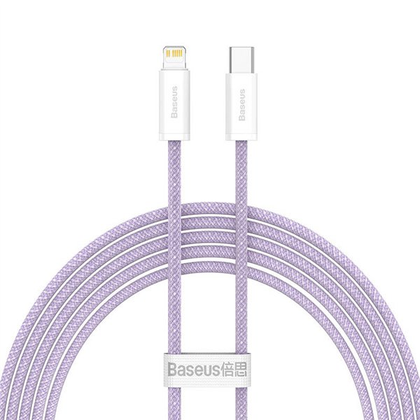 USB-C cable for Lightning Baseus Dynamic Series, 20W, 2m (purple)