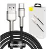 USB cable for USB-C Baseus Cafule, 66W, 2m (black)