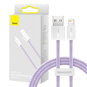 Baseus Dynamic cable USB to Lightning, 2.4A, 1m (purple)