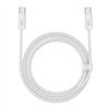 Cable USB-C to USB-C Baseus, 100W, 1m (white)