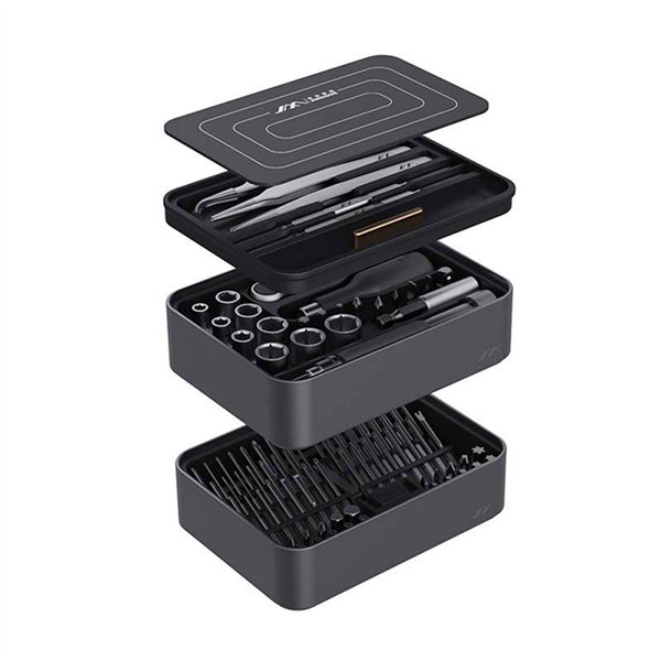 Screwdrivers, Tweezers, Ratchet Wrench, Set of 100 pcs, JIMI Home FM-3,