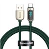 Baseus Display Cable USB to Type-C, 66W, 1m (green)