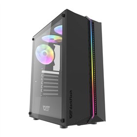 Darkflash DK151 LED computer case (black) + 3 RGB fans