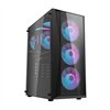 Darkflash DK352 Plus computer case (black) + 4 RGB fans