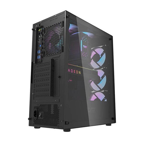 Darkflash DK352 Plus computer case (black) + 4 RGB fans
