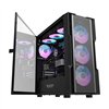 Darkflash DK431 Mesh computer case (black) + 4 ARGB fans