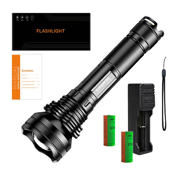 Superfire L3-D flashlight, 2700 lm, USB, 400 m, 5 modes
