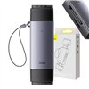 Baseus Lite Series SD/TF memory card reader, USB + USB-C (gray)